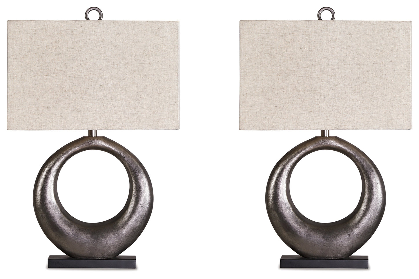 Saria Antique Silver Table Lamp (Set of 2)- Viva Furn