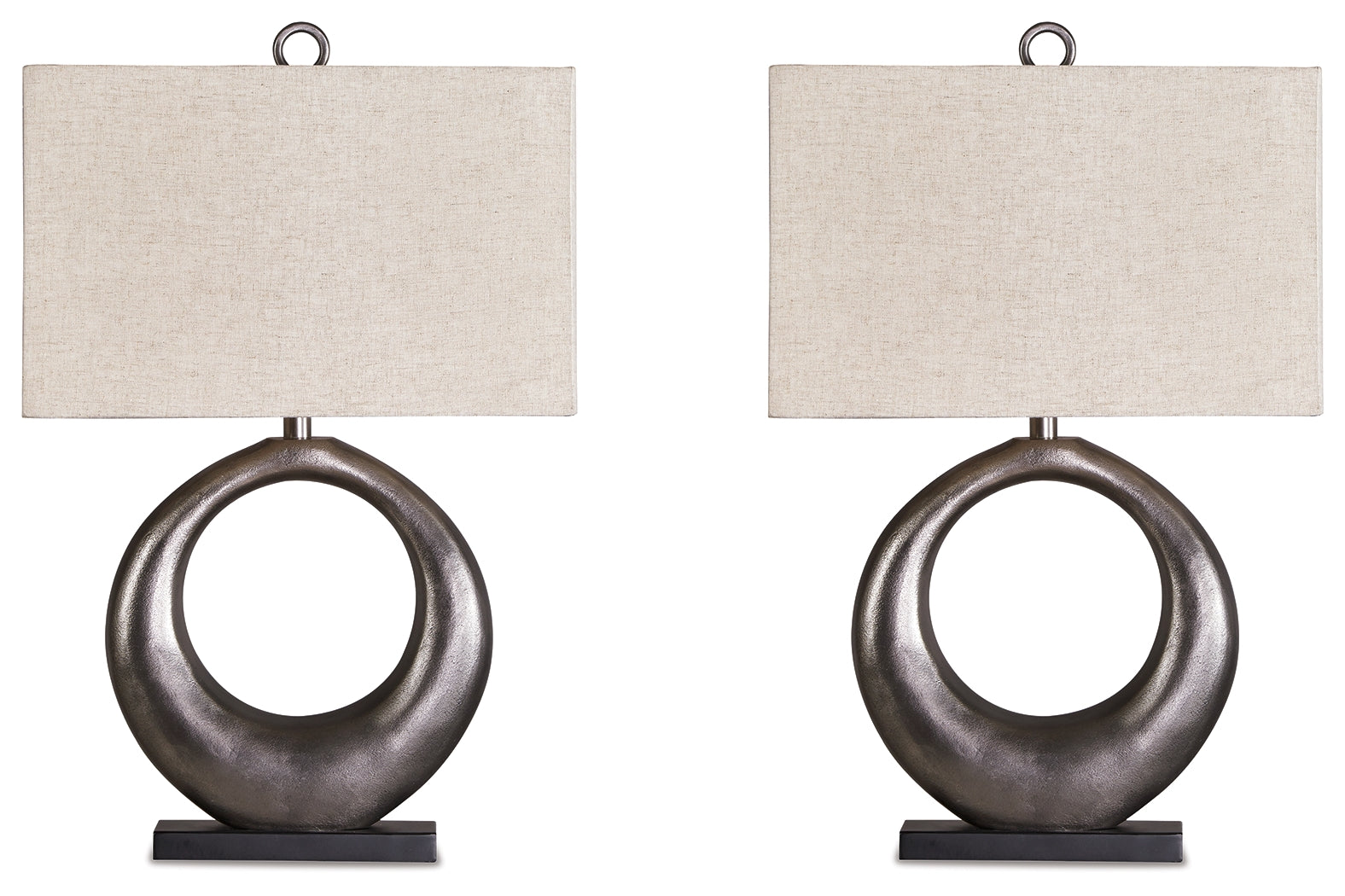 Saria Antique Silver Table Lamp (Set of 2)- Viva Furn