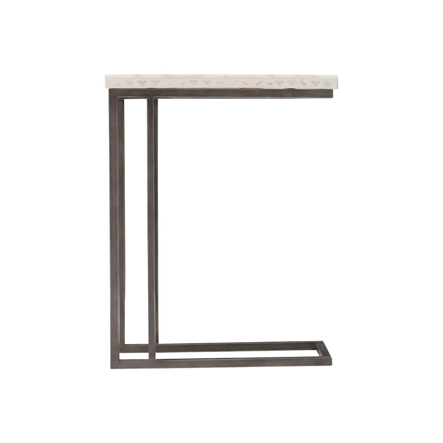 Sausalito Flint Grey/Terrazzo Outdoor Accent Table - Ornate Home