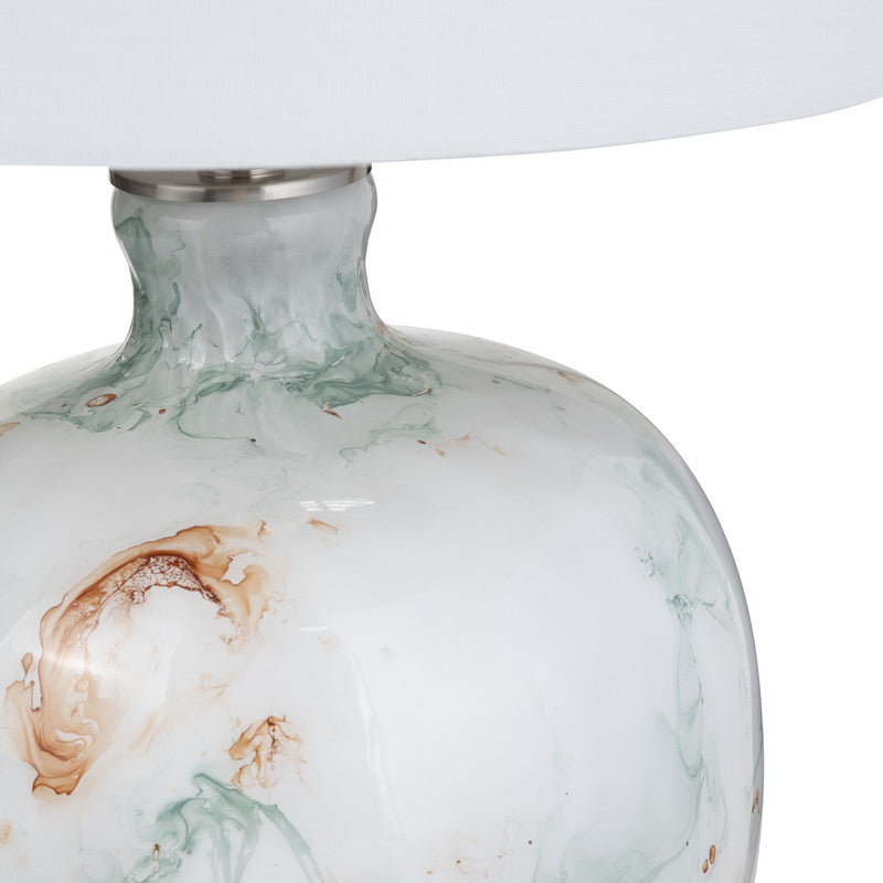 Saylor Green/Orange Table Lamp - Ornate Home