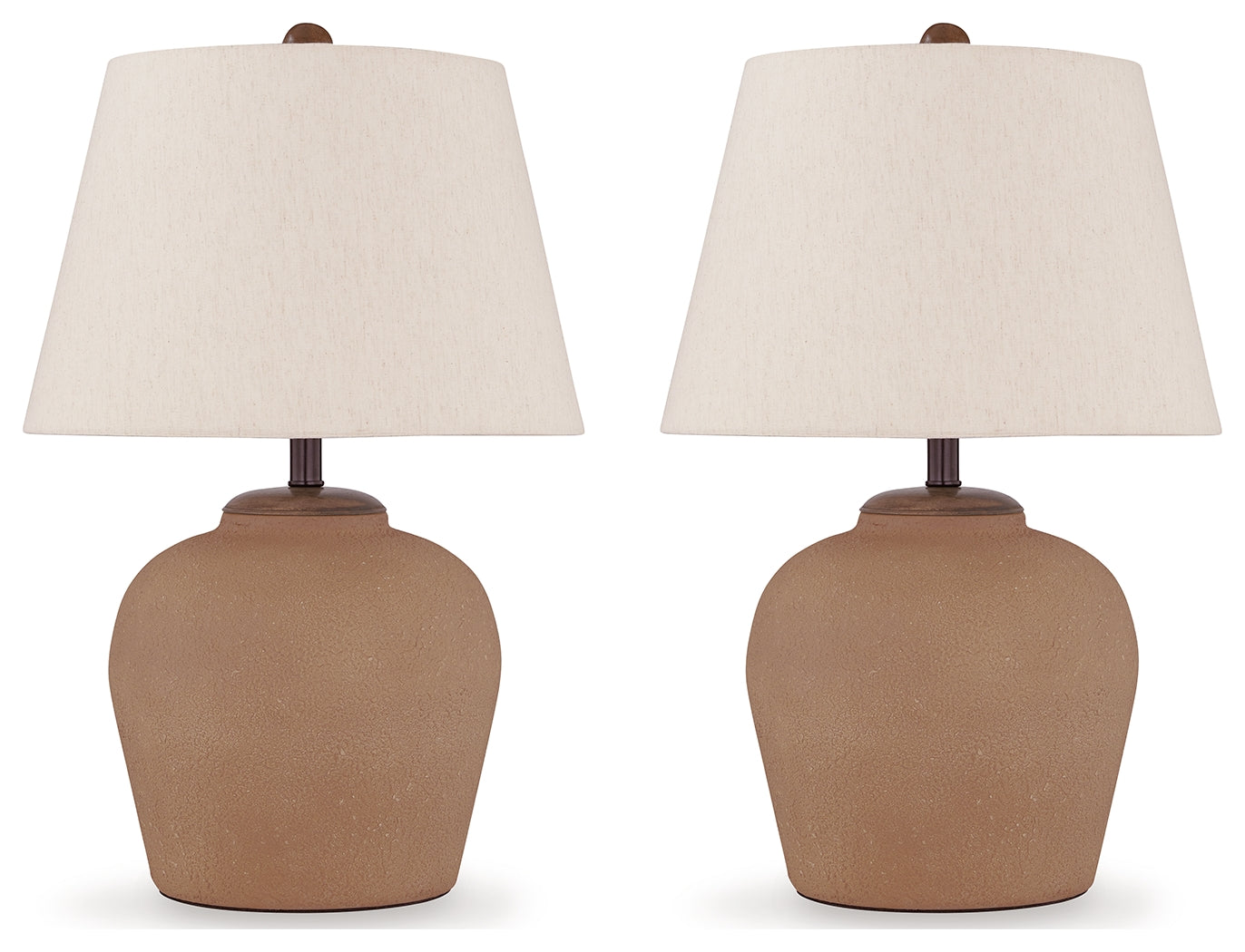 Scantor Rust Table Lamp (Set of 2)- Viva Furn