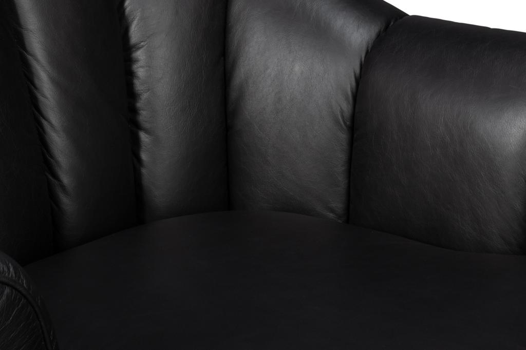 Scoth Black Swivel Chair - Ornate Home