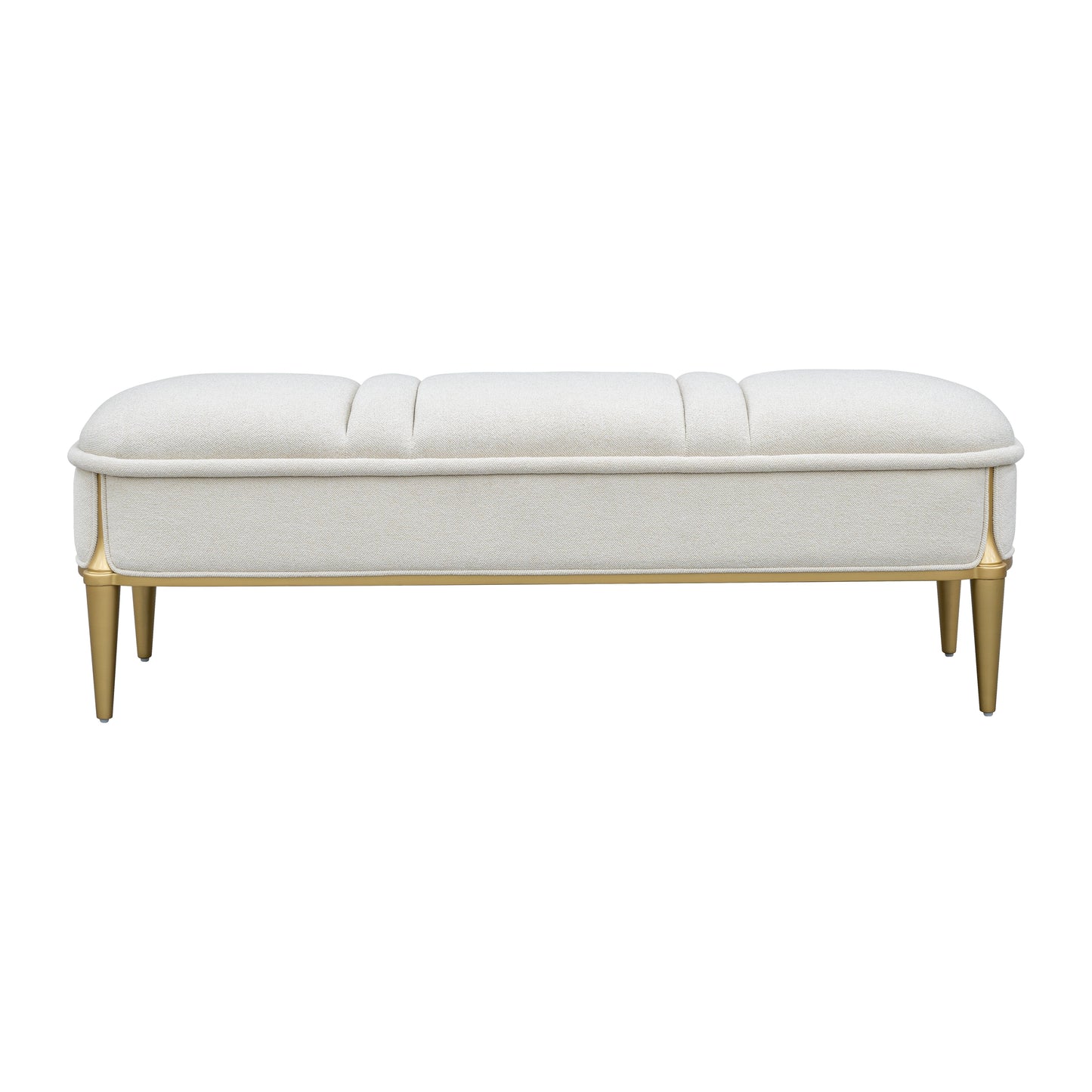 Scotts Square Light Champagne Accent Bench - Ornate Home