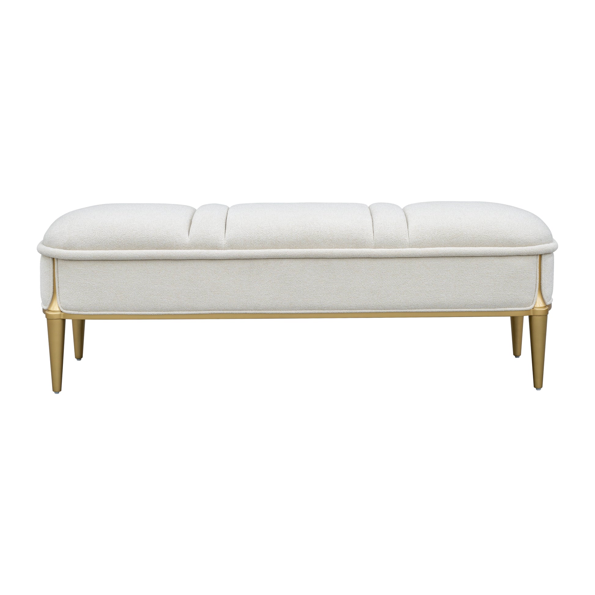 Scotts Square Light Champagne Accent Bench - Ornate Home