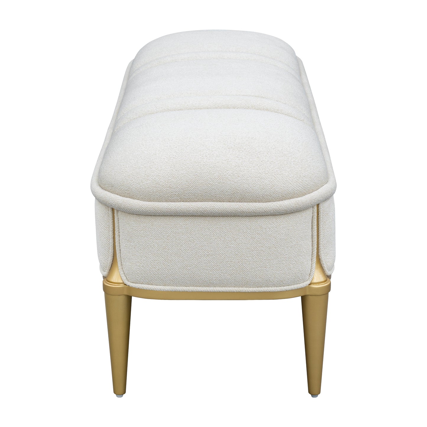 Scotts Square Light Champagne Accent Bench - Ornate Home