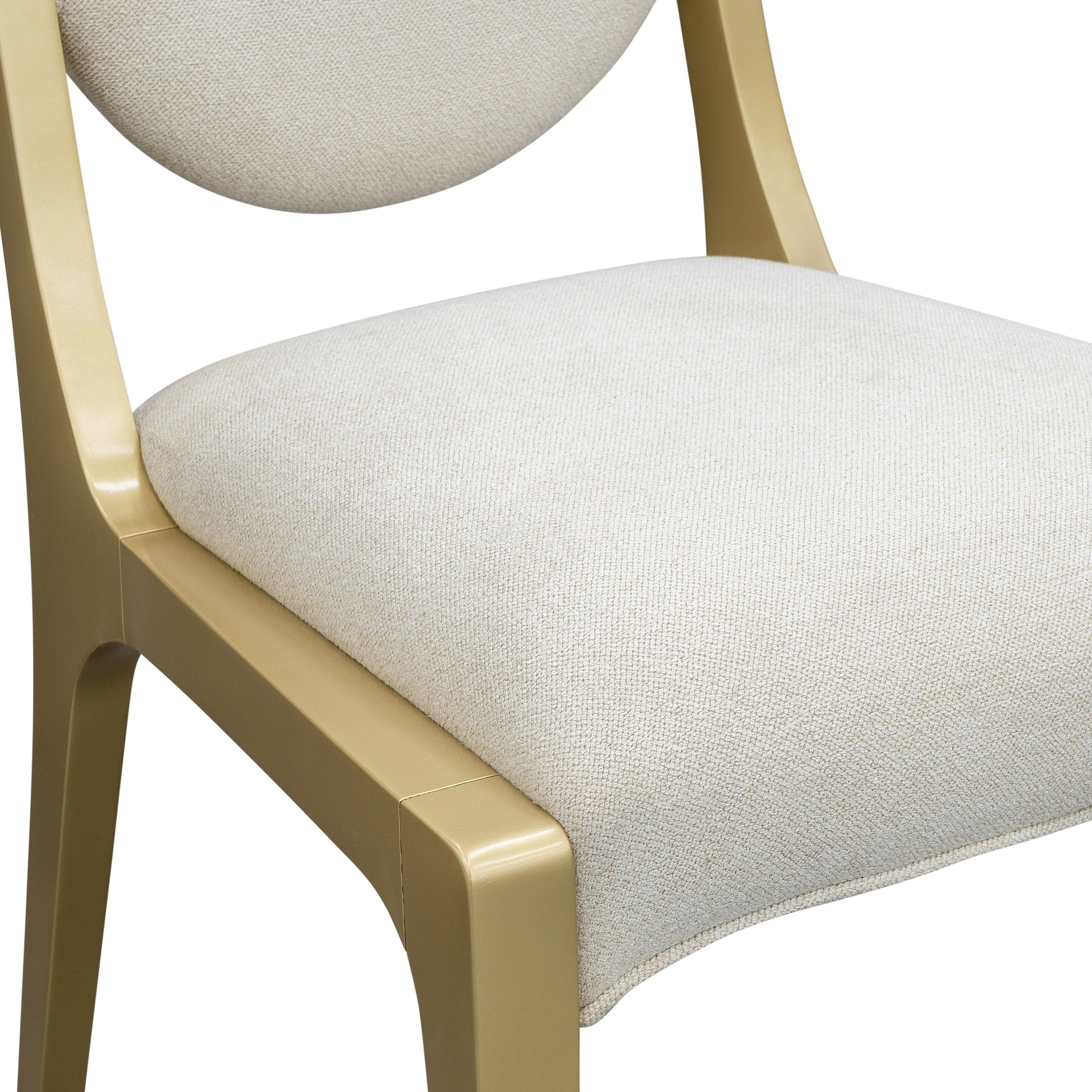 Scotts Square Light Champagne/Cornsilk Dining Side Chair (Set of 2) - Ornate Home