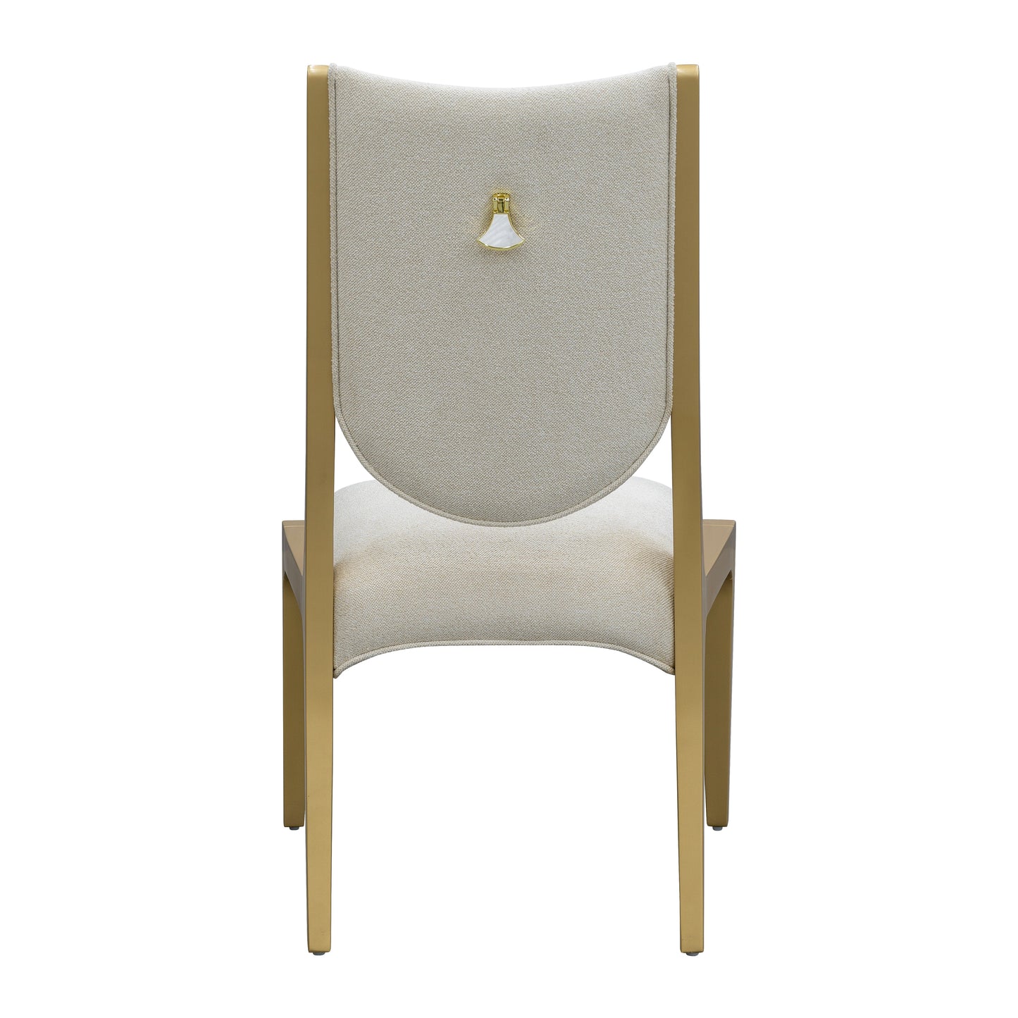 Scotts Square Light Champagne/Cornsilk Dining Side Chair (Set of 2) - Ornate Home