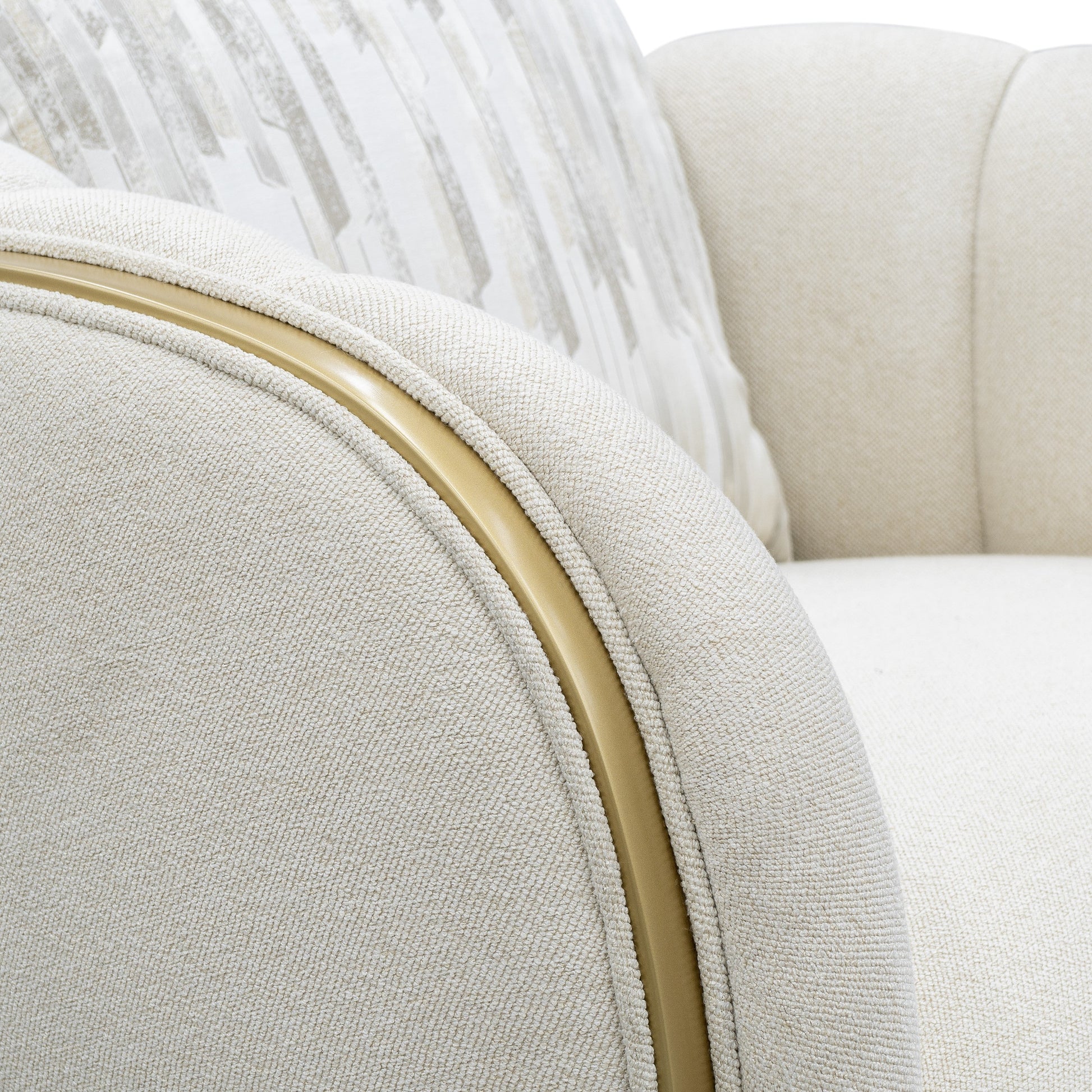 Scotts Square Light Champagne/Cornsilk Matching Chair - Ornate Home