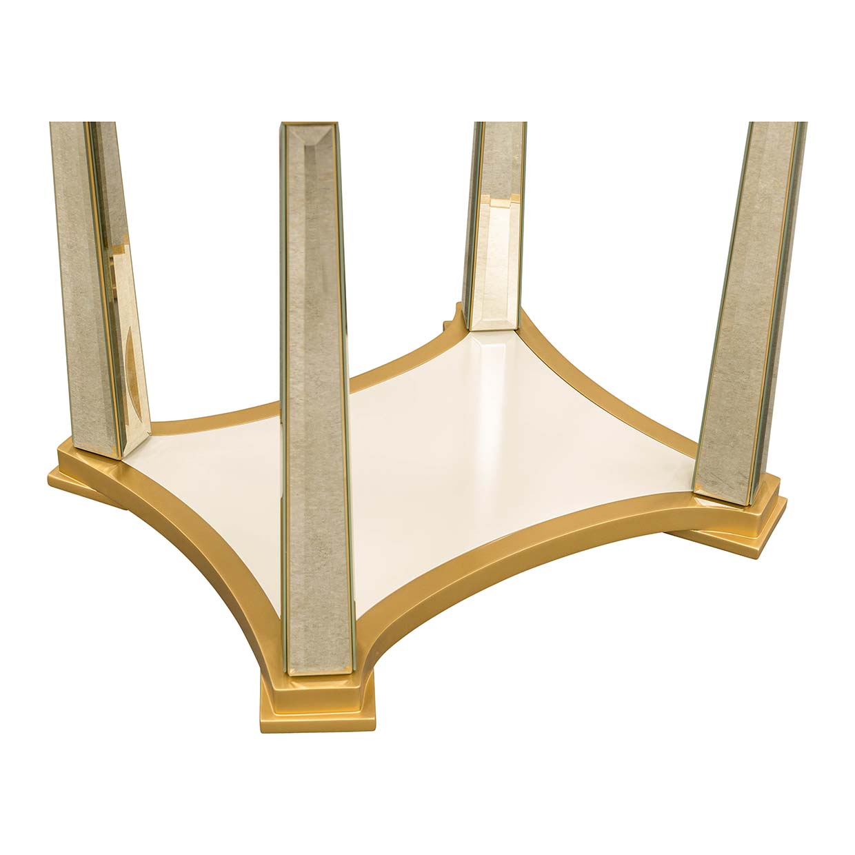Scotts Square Light Champagne End Table - Ornate Home