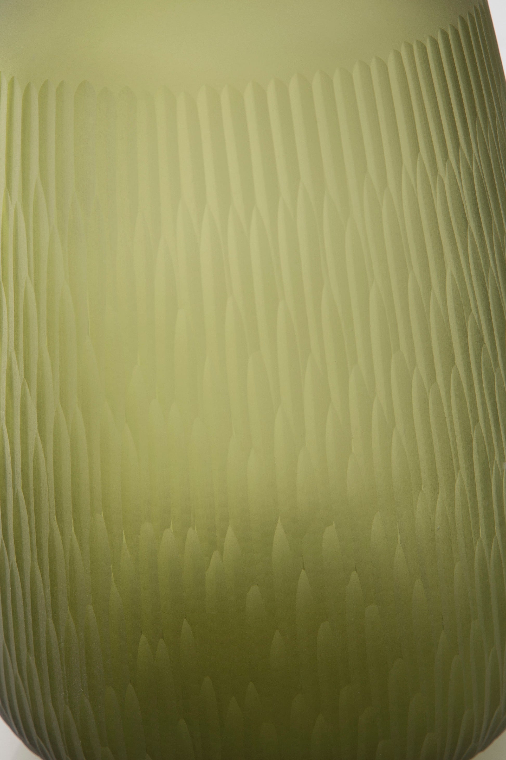 Scottyard Olive Green Vase- Viva Furn