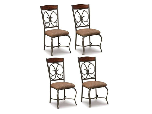 Glambrey Brown Dining Chair (Set of 4)