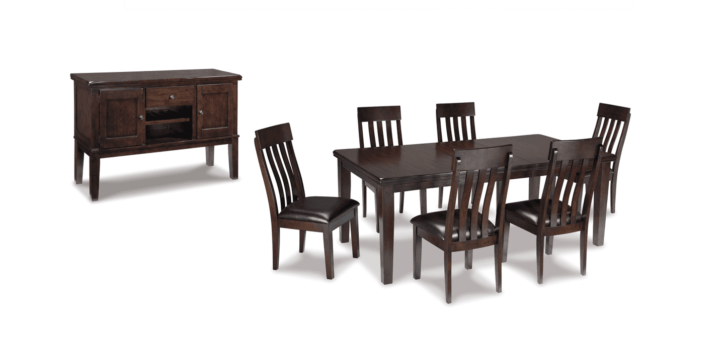 Haddigan Dark Brown Dining Room Sets