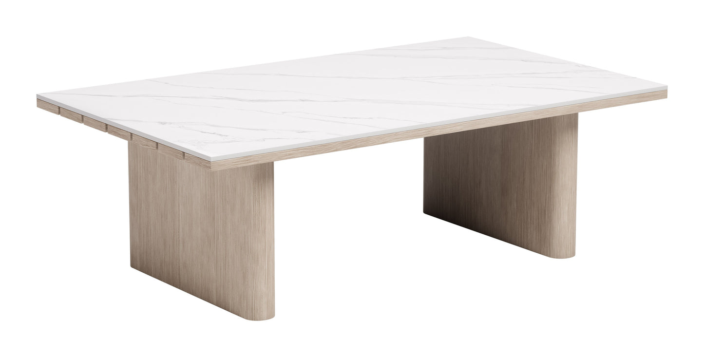 Seaborn White Outdoor Coffee Table - Ornate Home