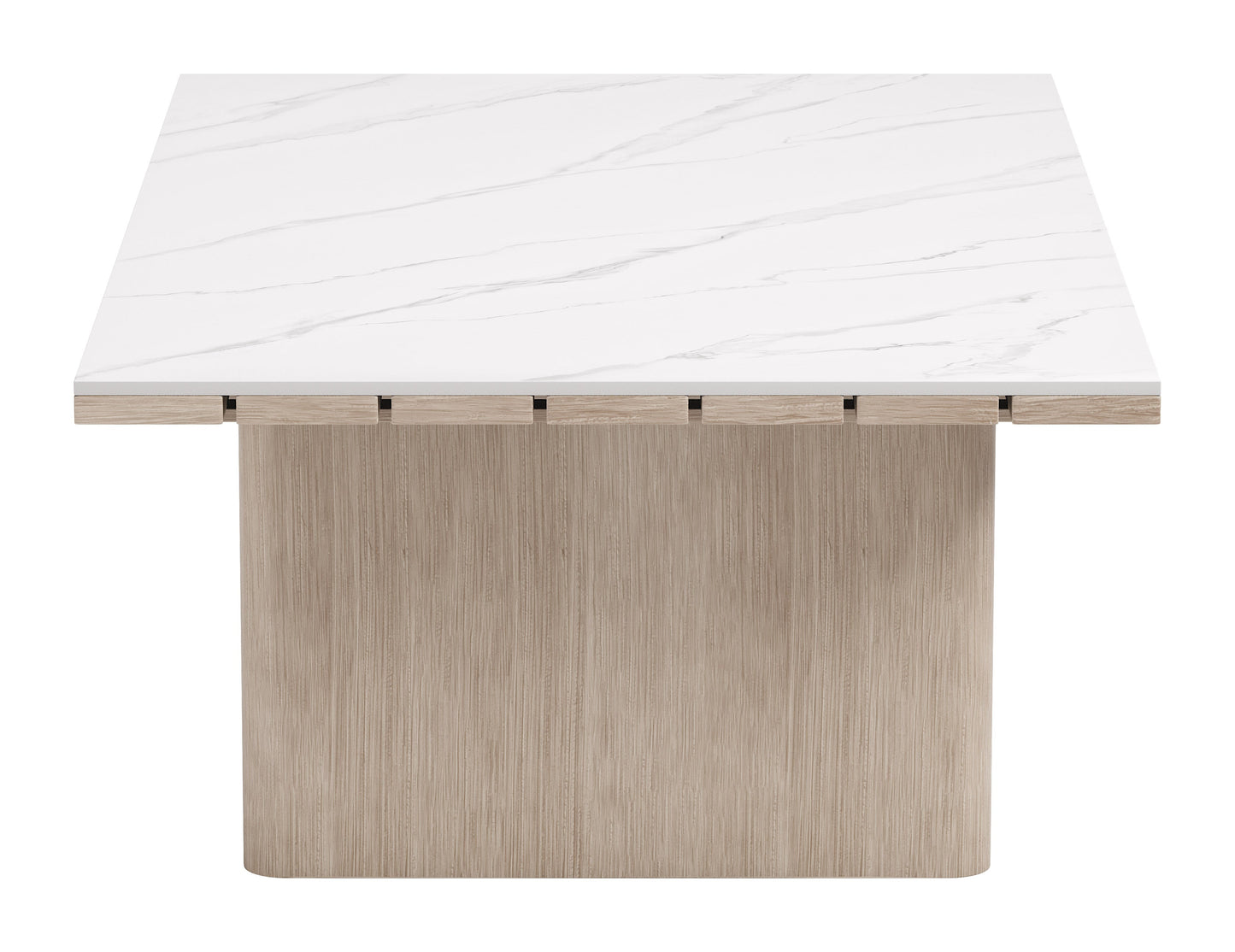 Seaborn White Outdoor Coffee Table - Ornate Home