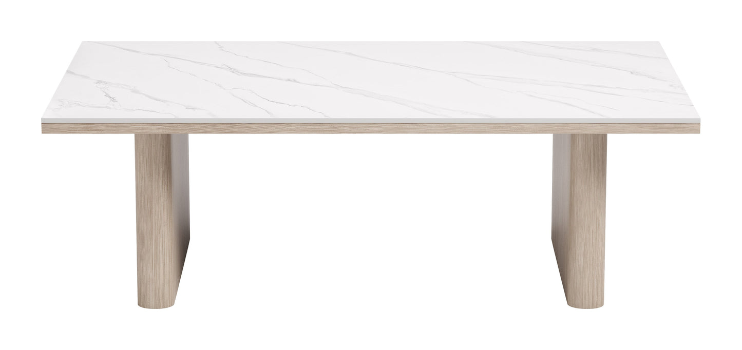 Seaborn White Outdoor Coffee Table - Ornate Home