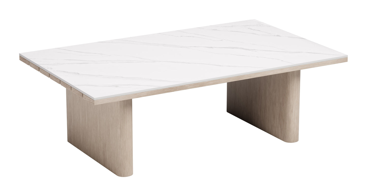 Seaborn White Outdoor Coffee Table - Ornate Home