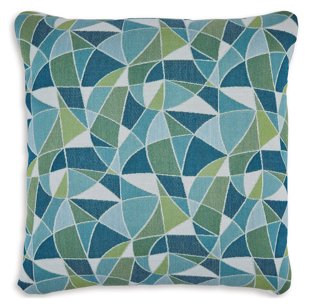 Seanow Next-Gen Nuvella Green/Turquoise/White Pillow- Viva Furn