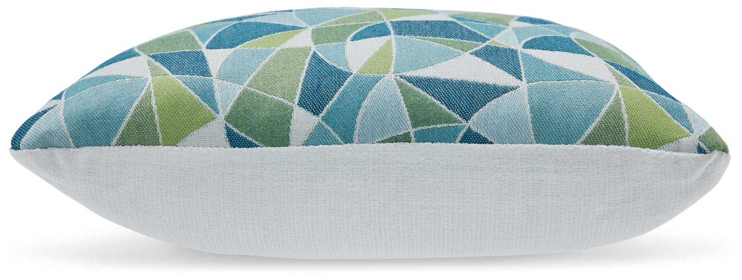 Seanow Next-Gen Nuvella Green/Turquoise/White Pillow- Viva Furn