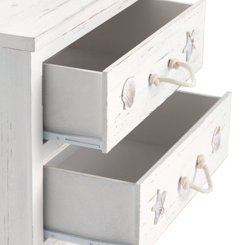 Seaside White Chest - Ornate Home