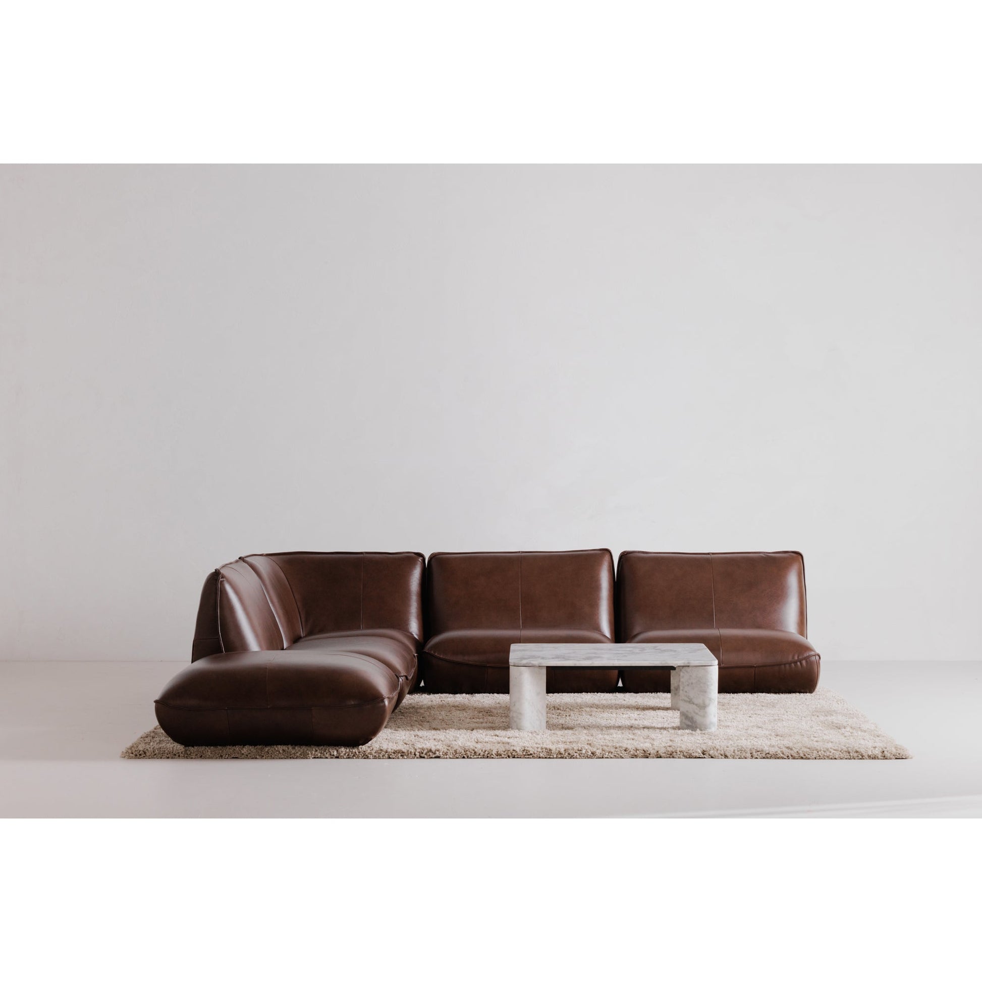 Segment Ashen Grey Coffee Table - Ornate Home