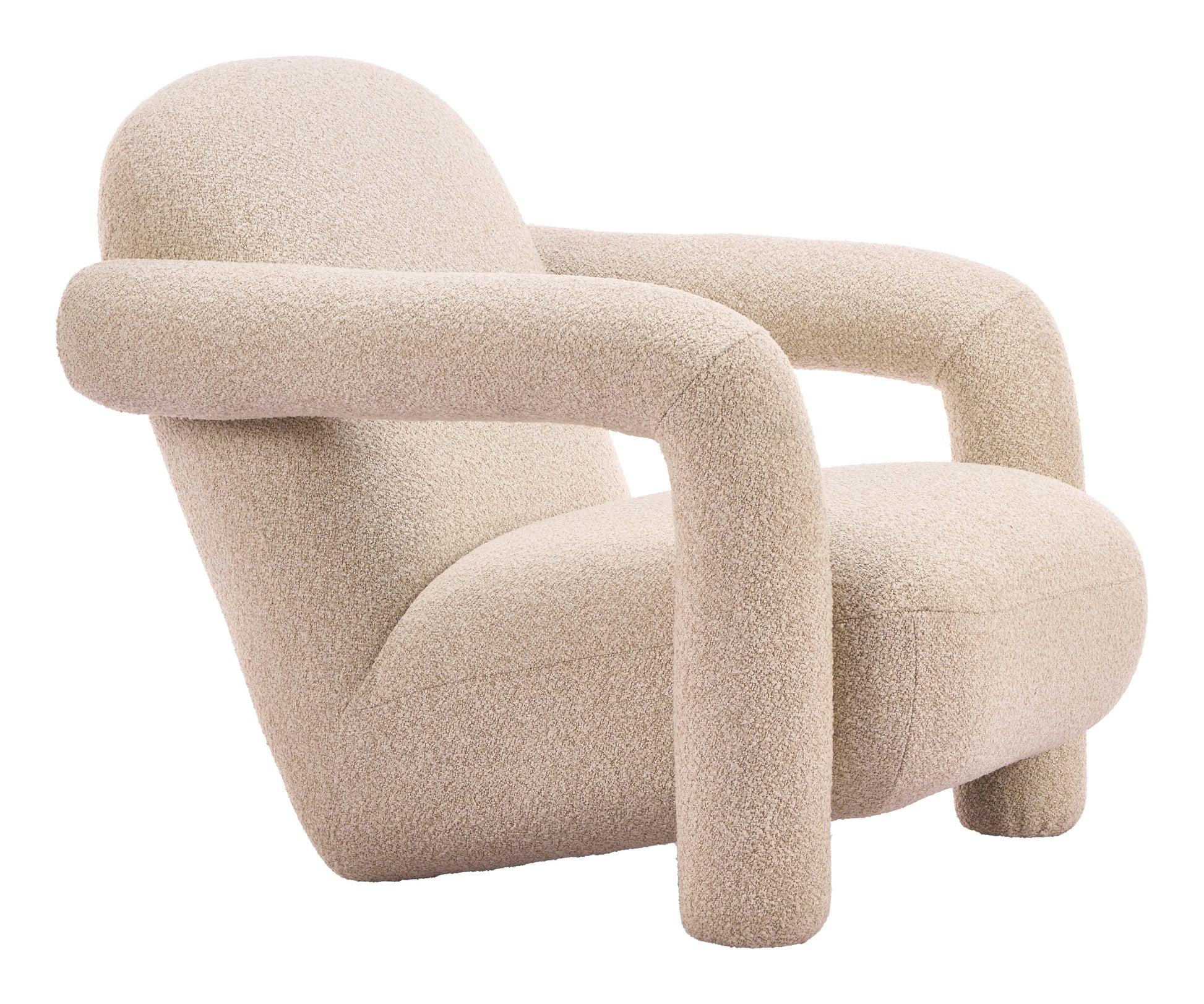 Selenya Beige Accent Chair - Ornate Home