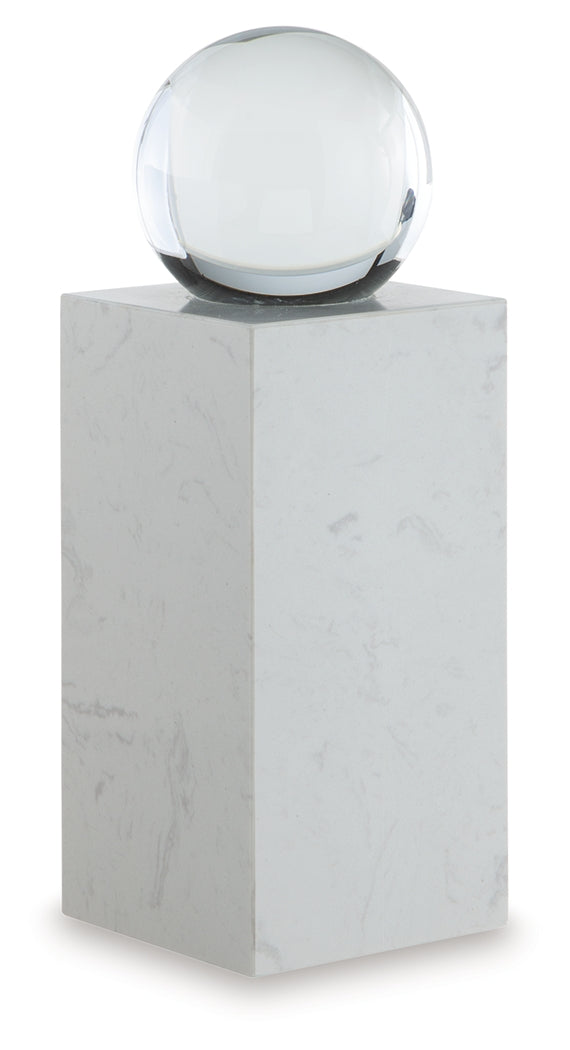 Sellner Clear/White Sculpture- Viva Furn