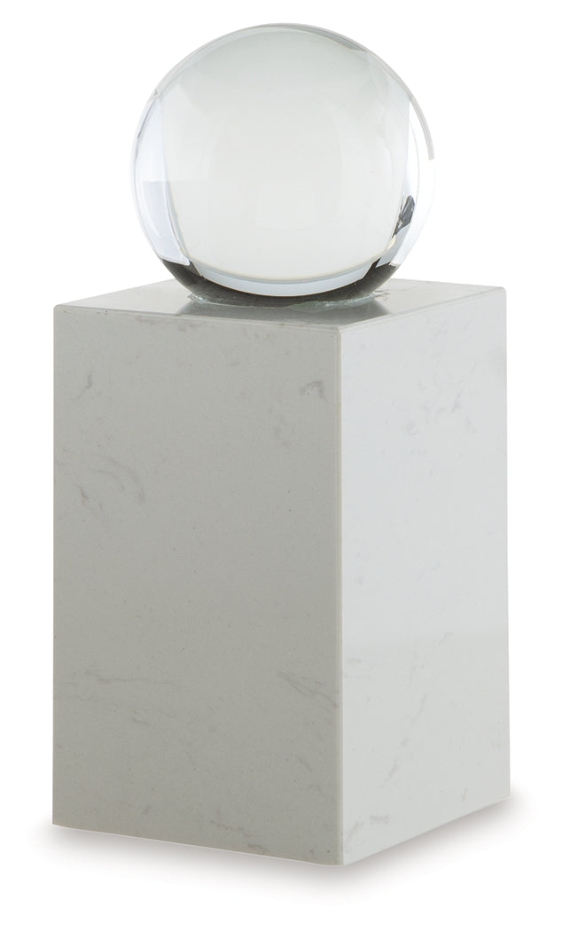 Sellner Clear/White Sculpture- Viva Furn