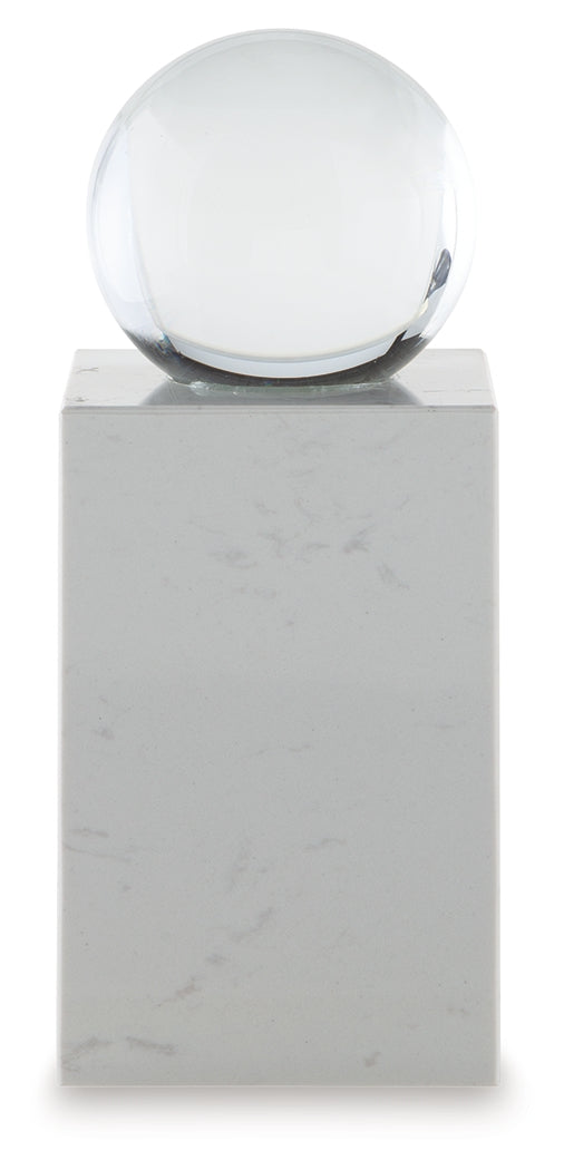Sellner Clear/White Sculpture- Viva Furn