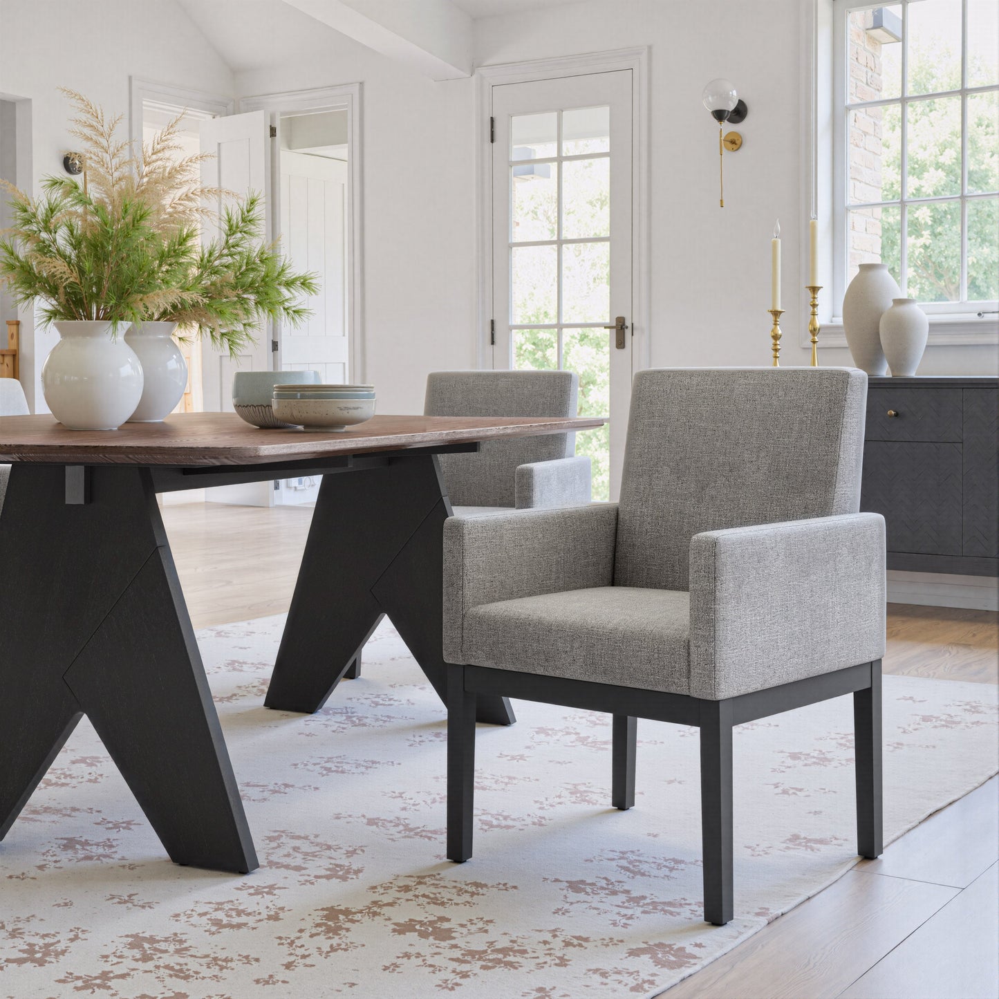 Senzil Gray Dining Chair - Ornate Home