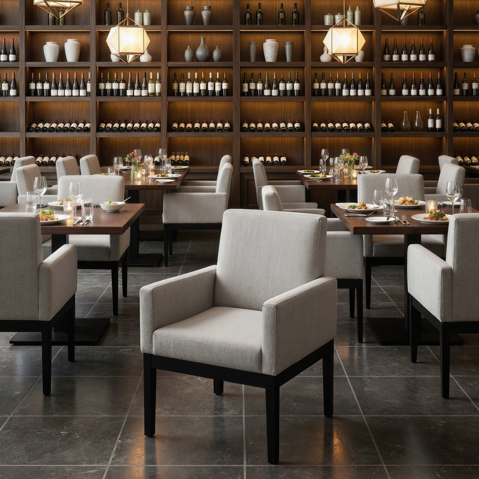 Senzil Gray Dining Chair - Ornate Home