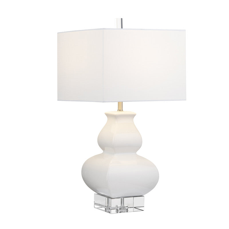 Serafina White Table Lamp - Ornate Home