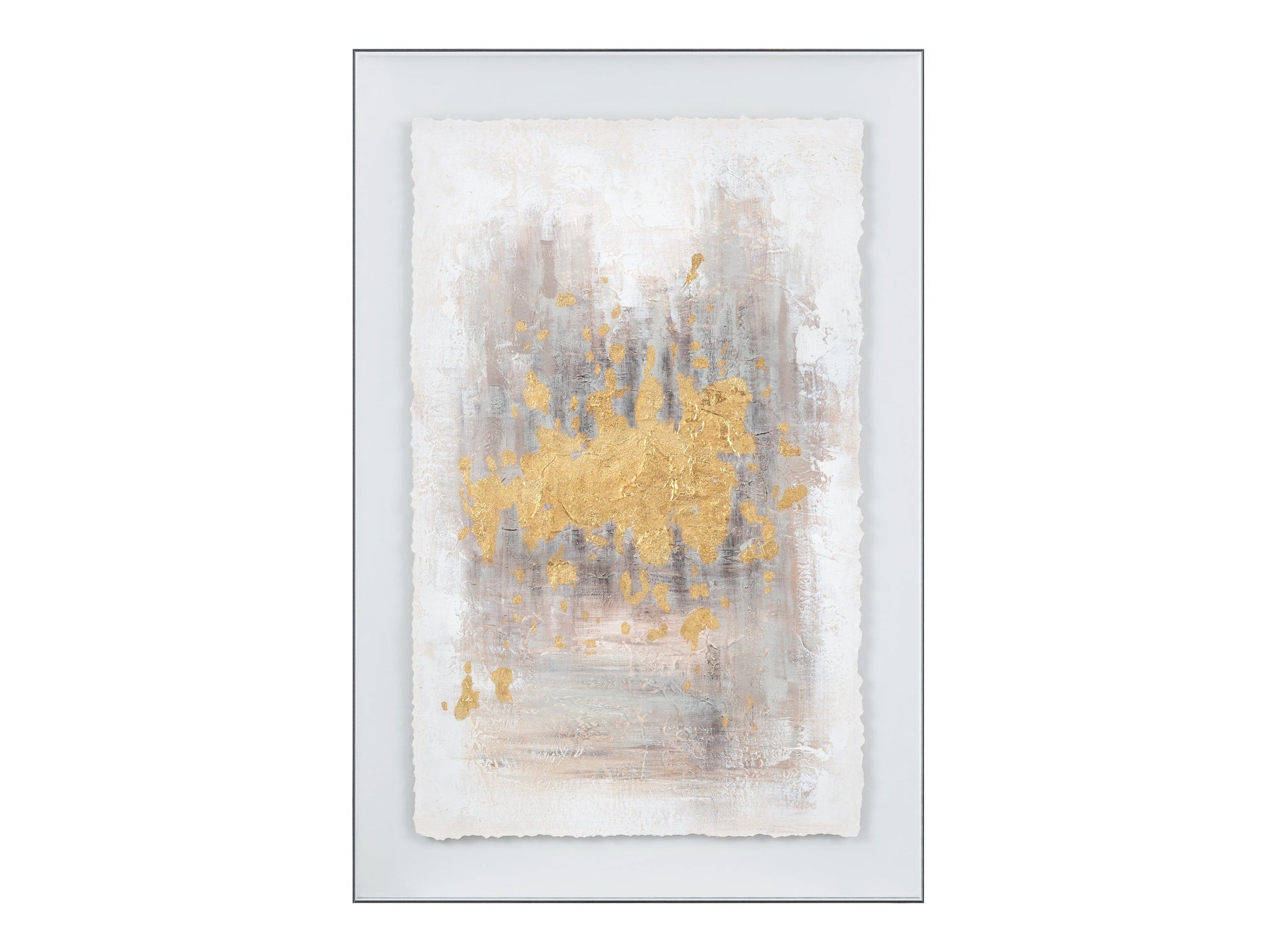 Serena 2 Gold/White Canvas - Ornate Home