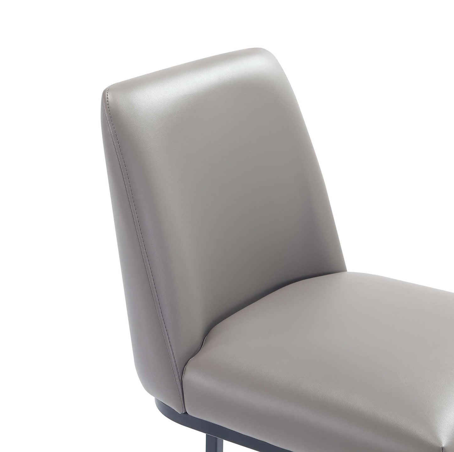 Serena Barstool in Grey (set of 2) - Ornate Home