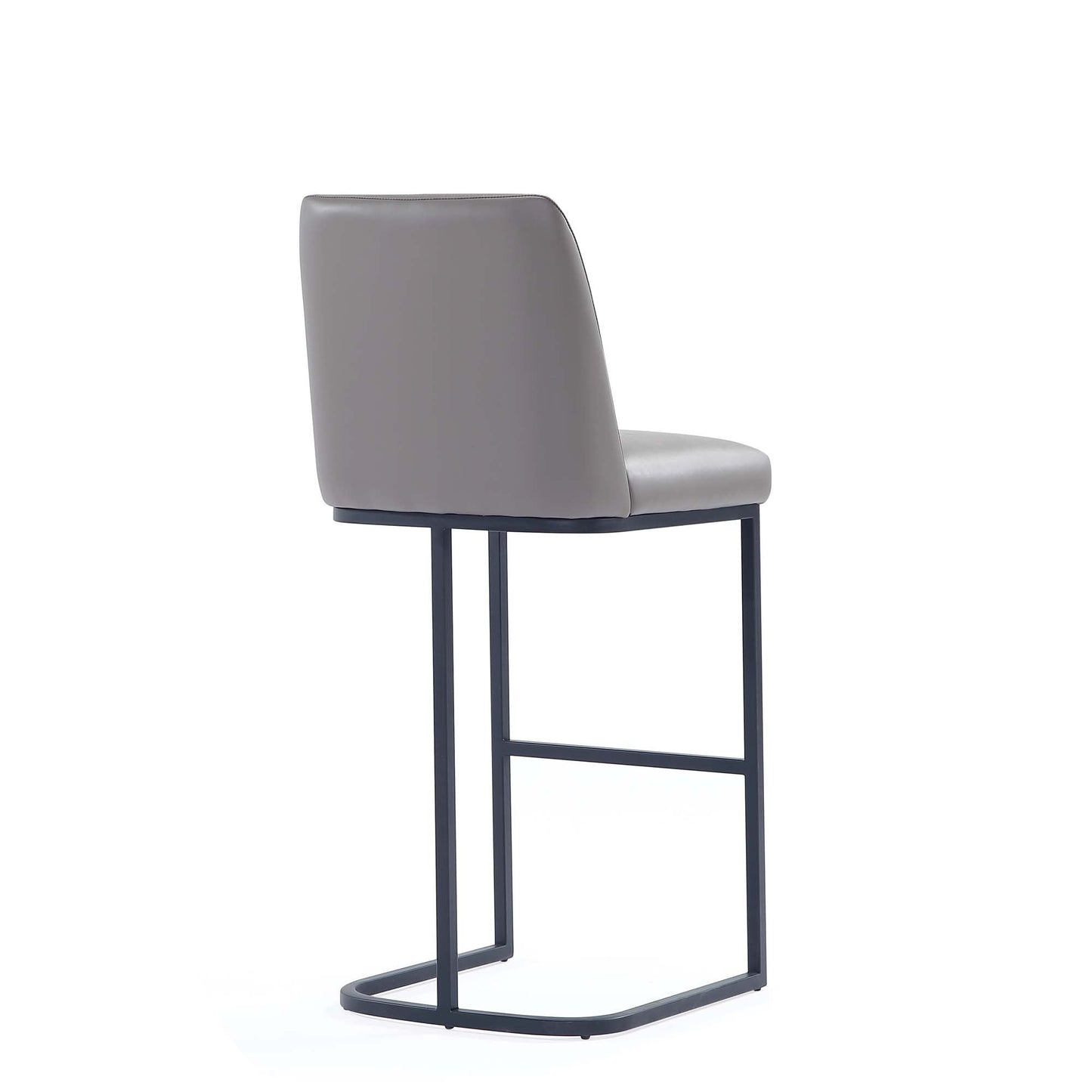 Serena Barstool in Grey (set of 2) - Ornate Home