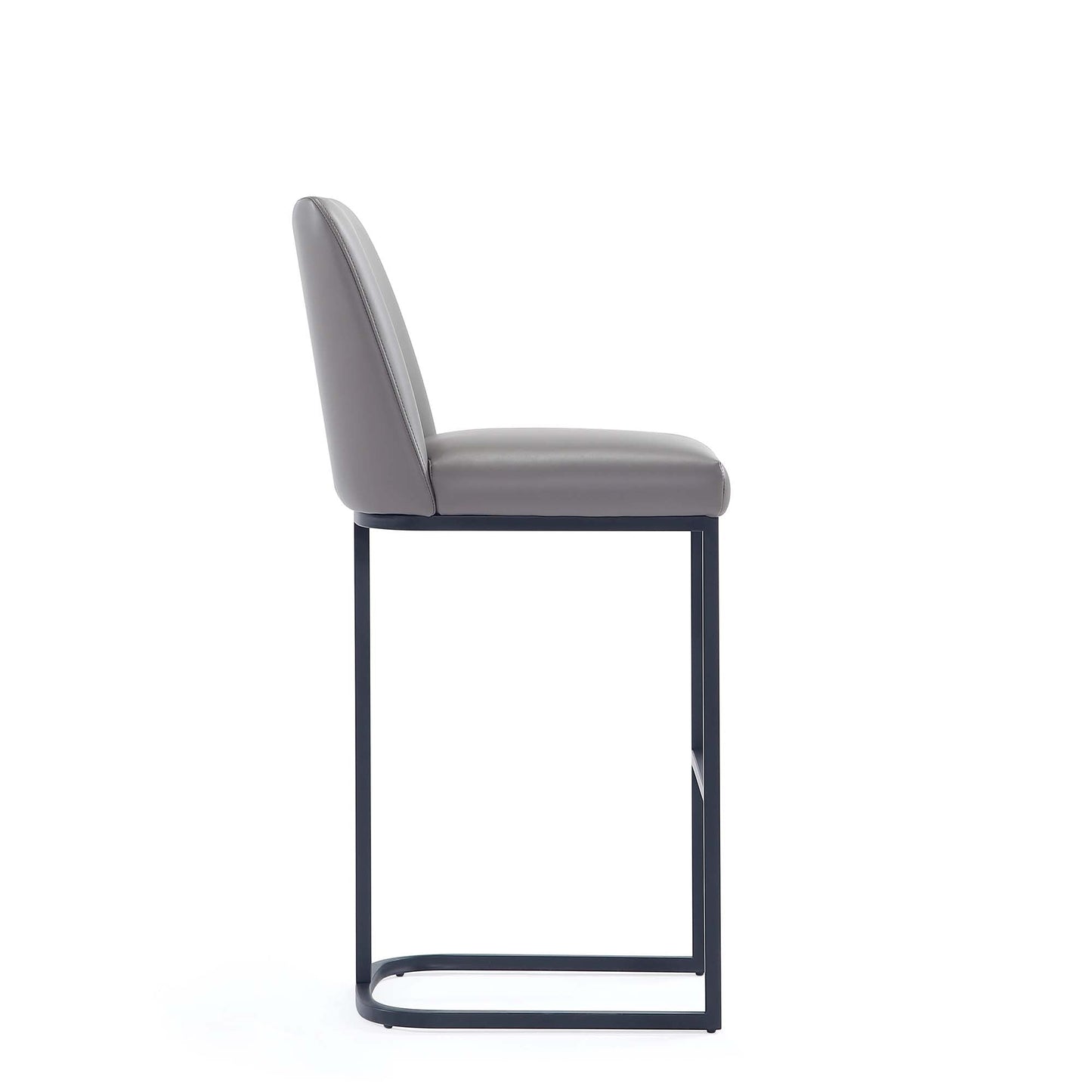 Serena Barstool in Grey (set of 3) - Ornate Home