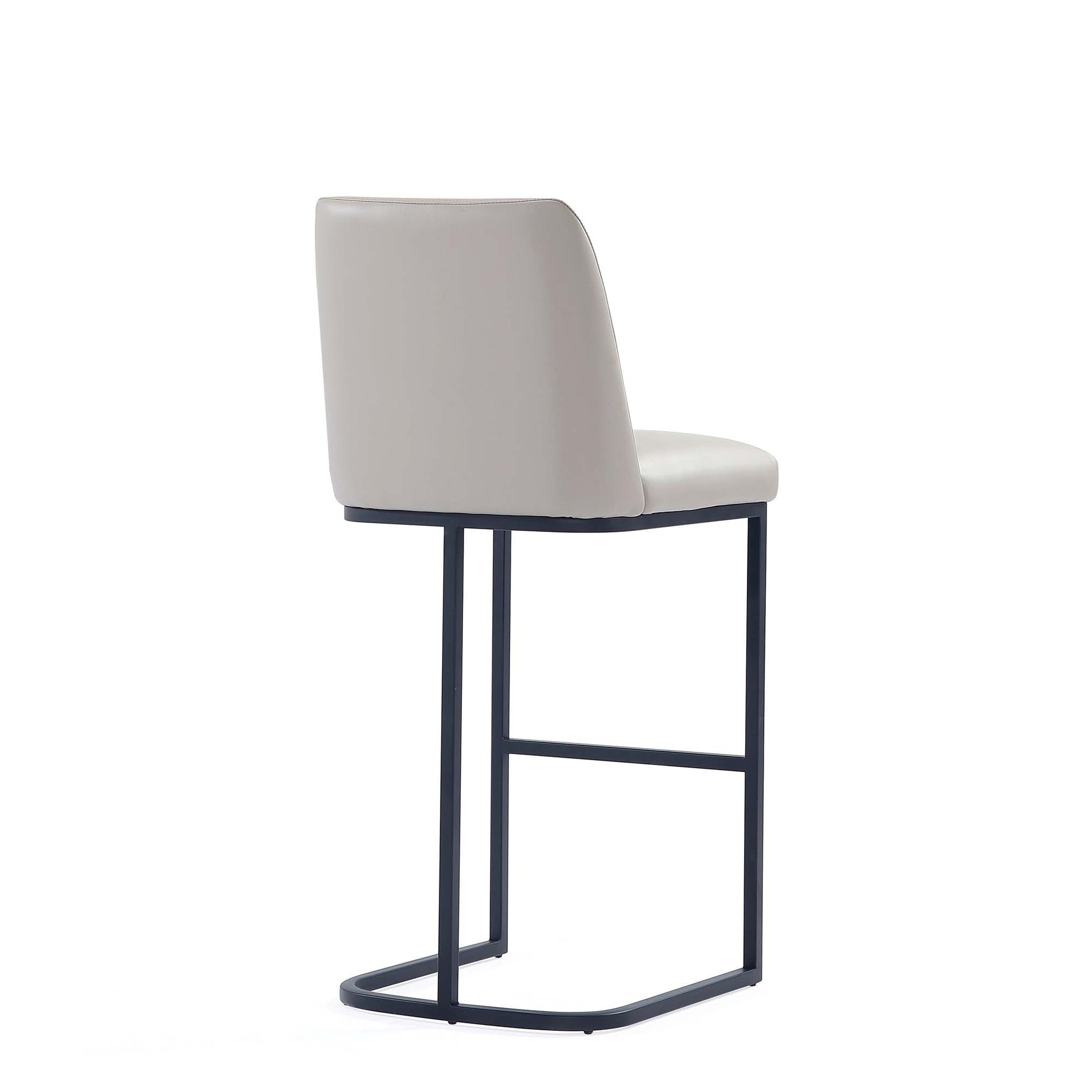 Serena Barstool in Light Grey (set of 3) - Ornate Home
