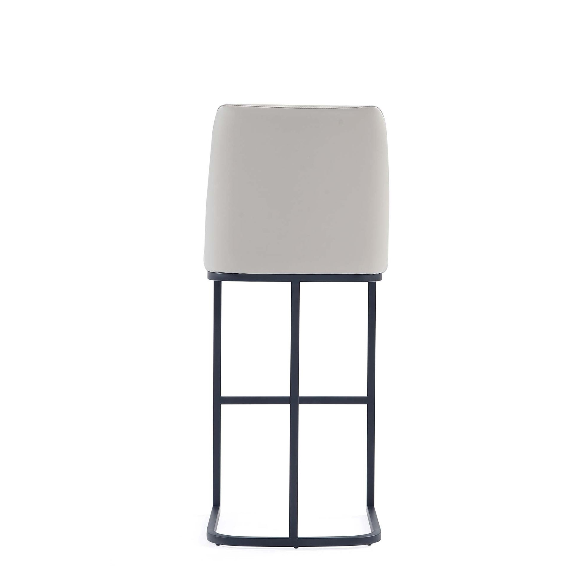 Serena Barstool in Light Grey (set of 3) - Ornate Home