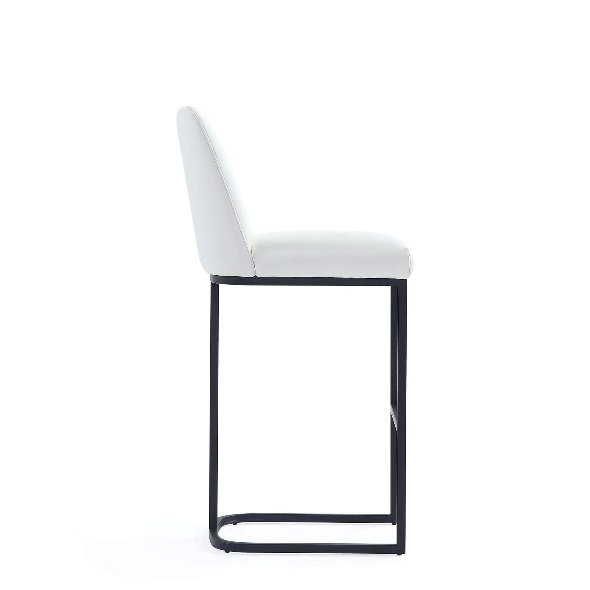 Serena Barstool in White (set of 3) - Ornate Home