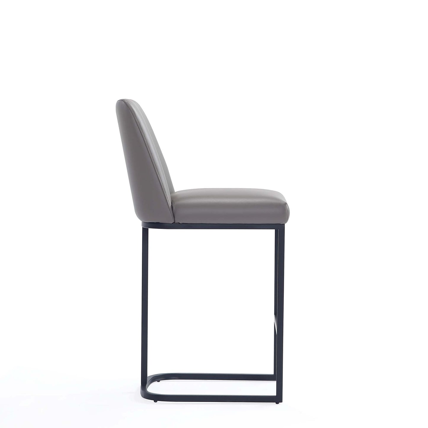 Serena Counter Stool in Grey (set of 2) - Ornate Home