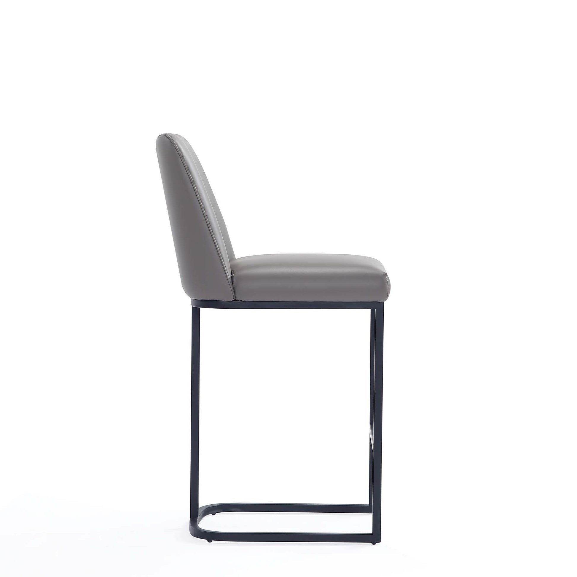 Serena Counter Stool in Grey (set of 2) - Ornate Home
