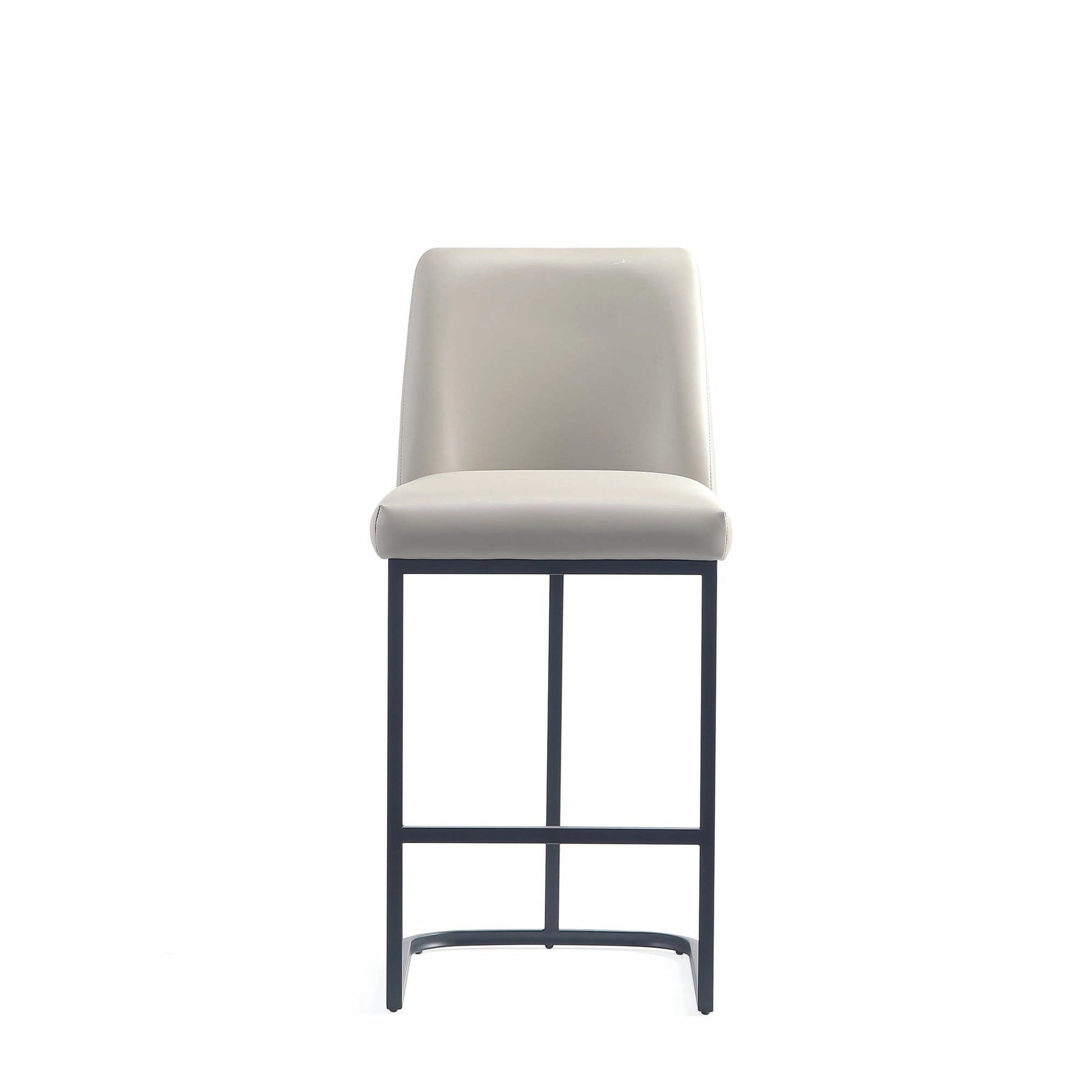Serena Counter Stool in Light Grey (set of 2) - Ornate Home
