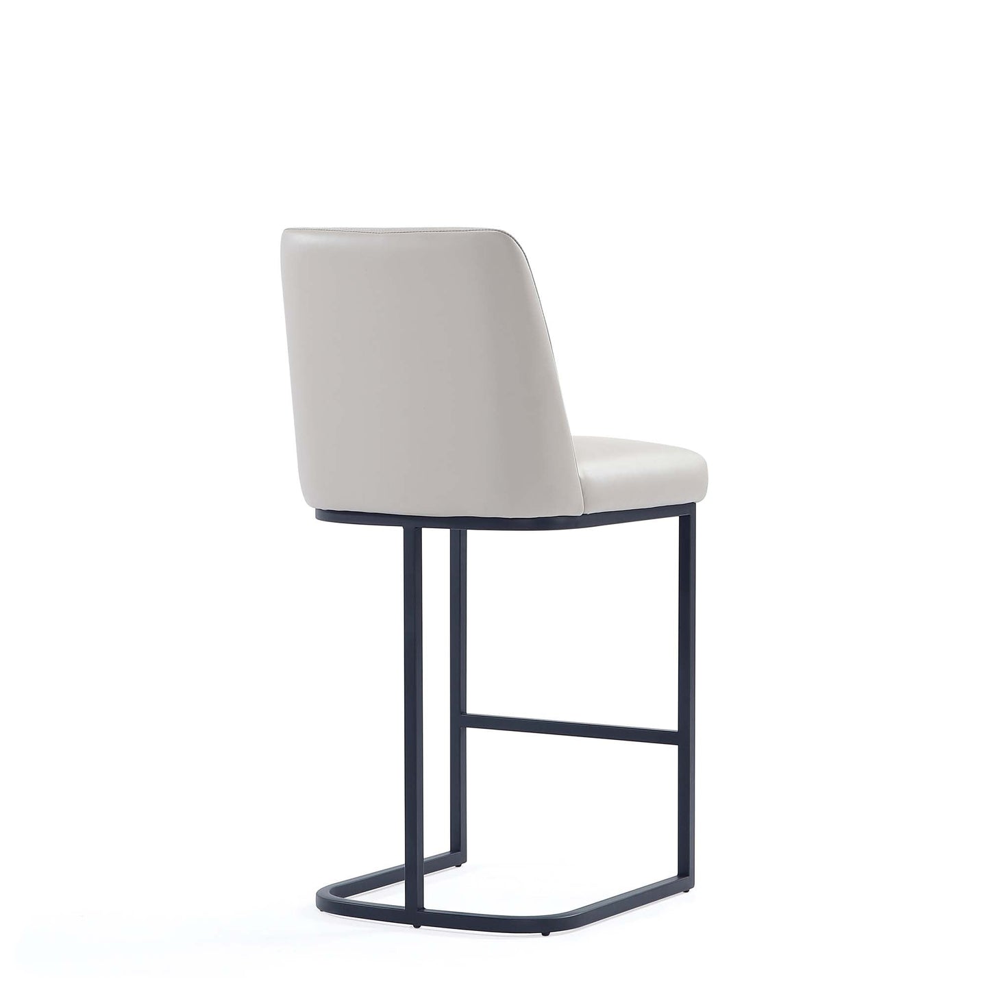 Serena Counter Stool in Light Grey (set of 2) - Ornate Home