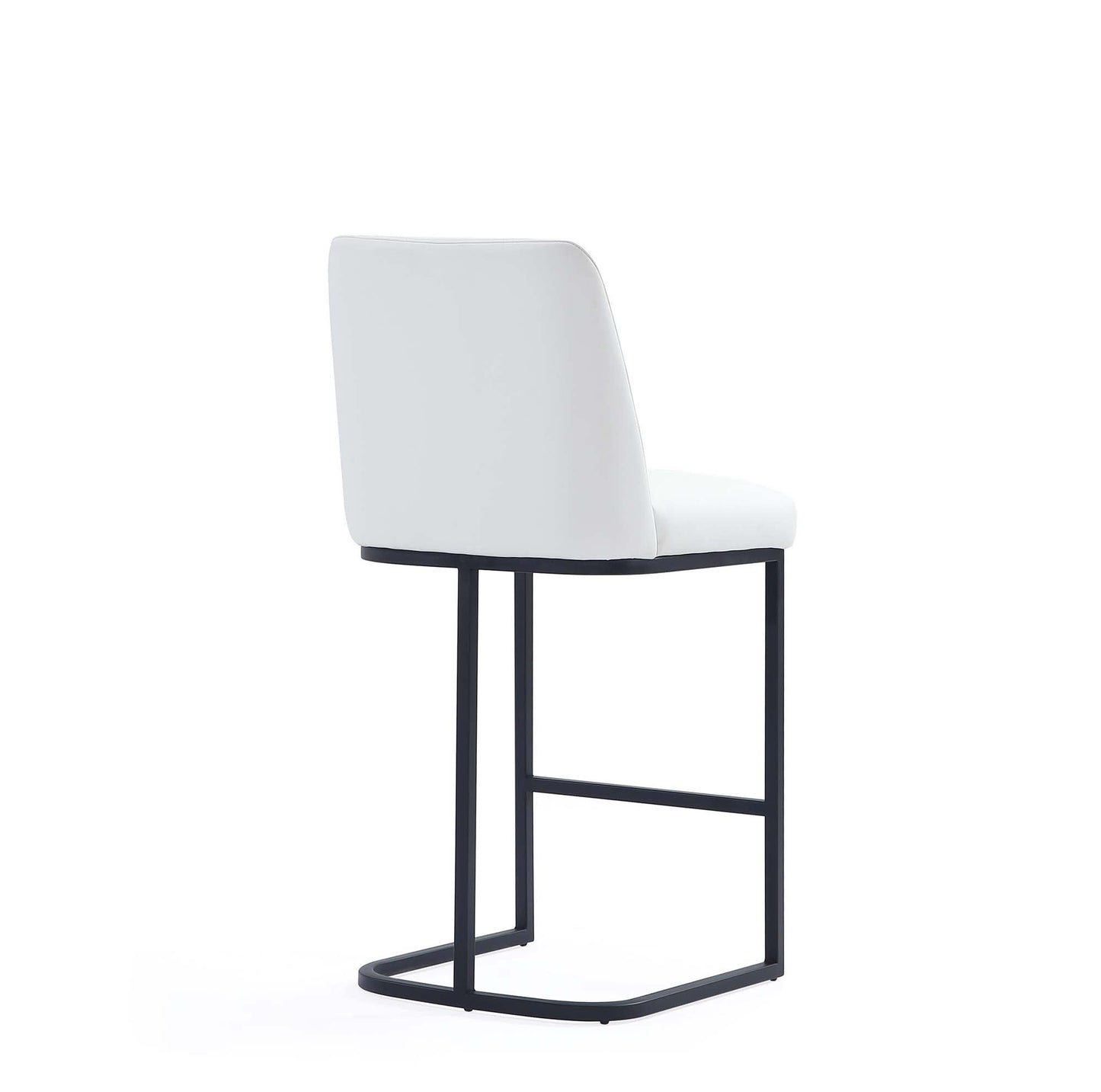 Serena Counter Stool in White (set of 2) - Ornate Home