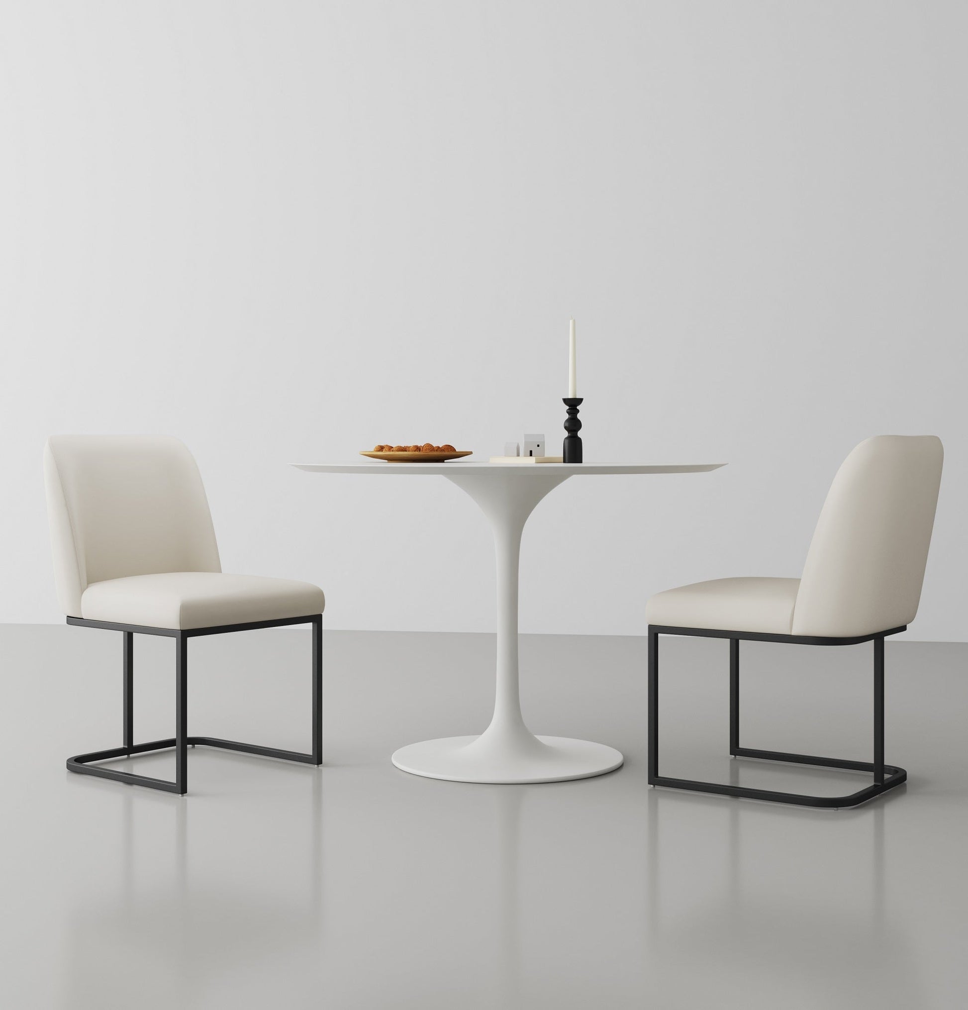 Serena Dining Chair in Cream - Ornate Home