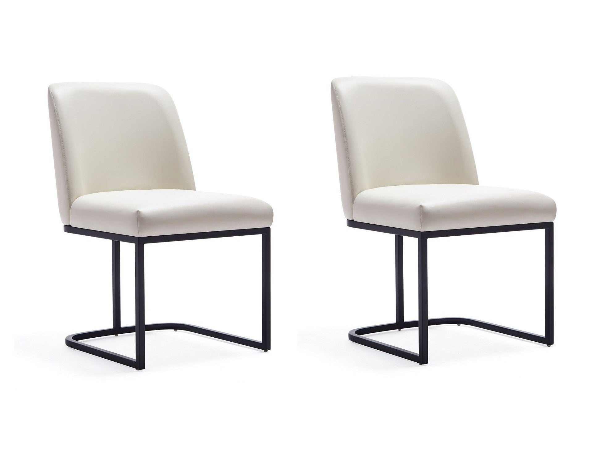 Serena Dining Chair in Cream (set of 2) - Ornate Home