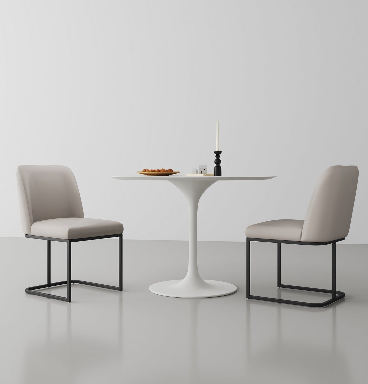 Serena Dining Chair in Light Grey - Ornate Home