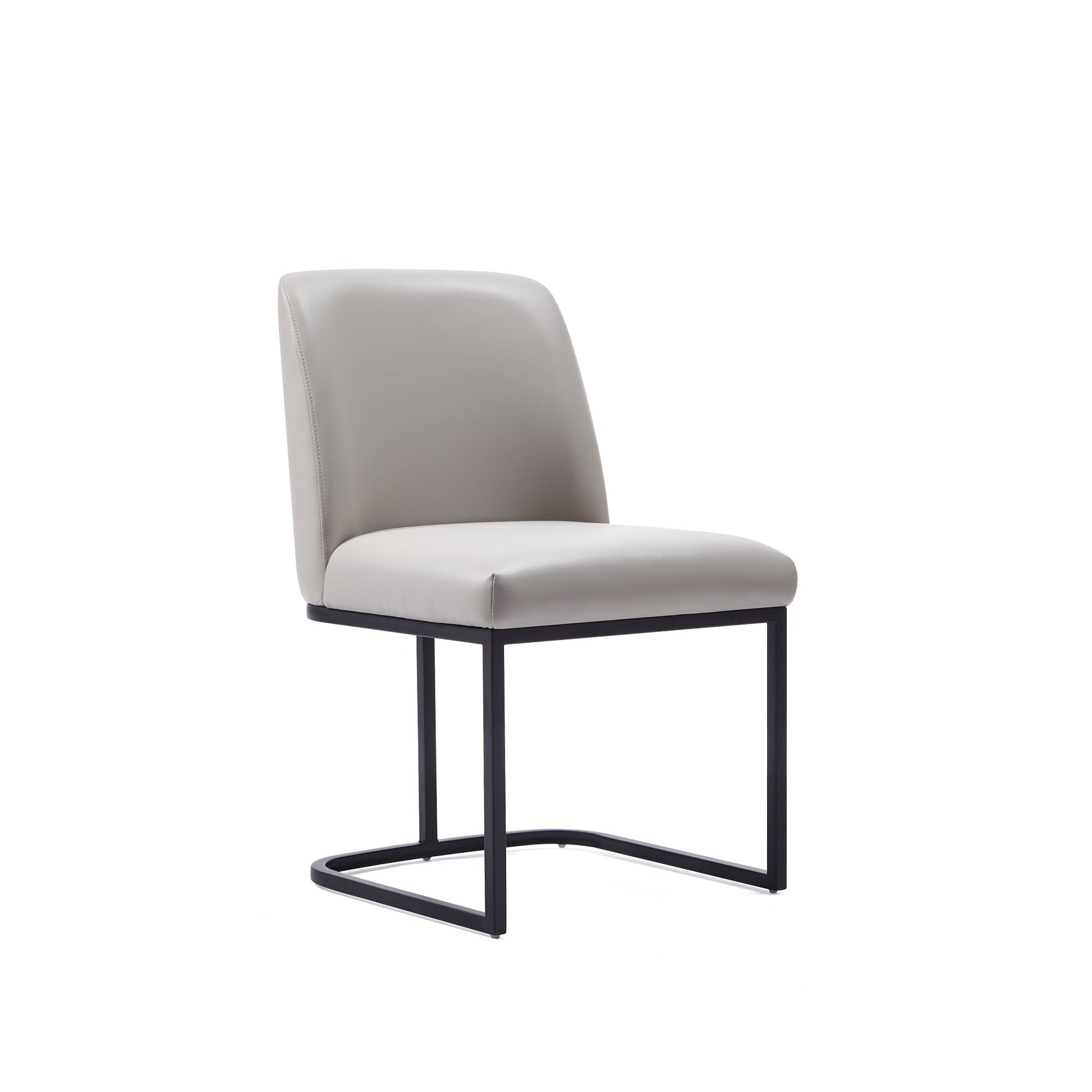 Serena Dining Chair in Light Grey (set of 2) - Ornate Home