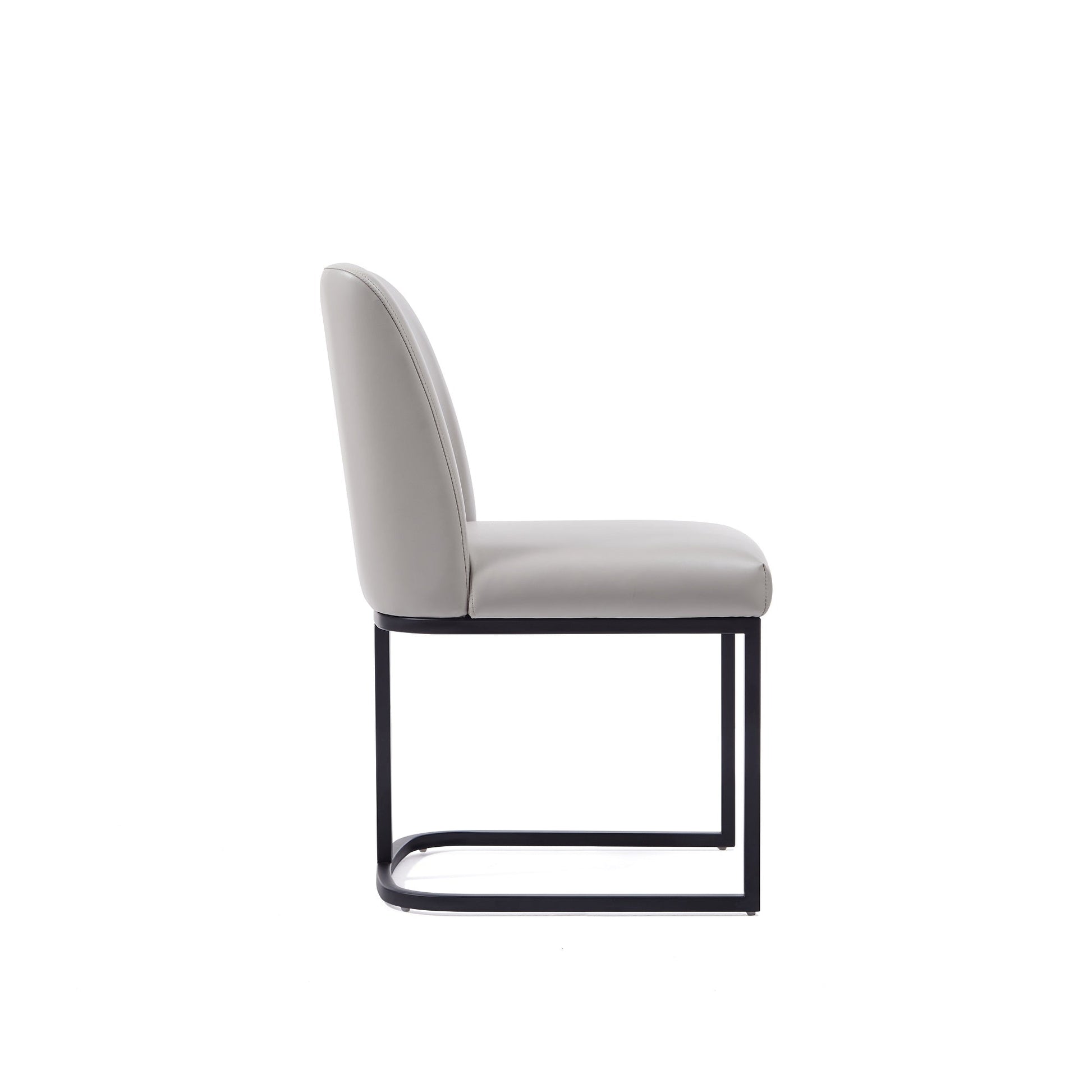 Serena Dining Chair in Light Grey (set of 2) - Ornate Home