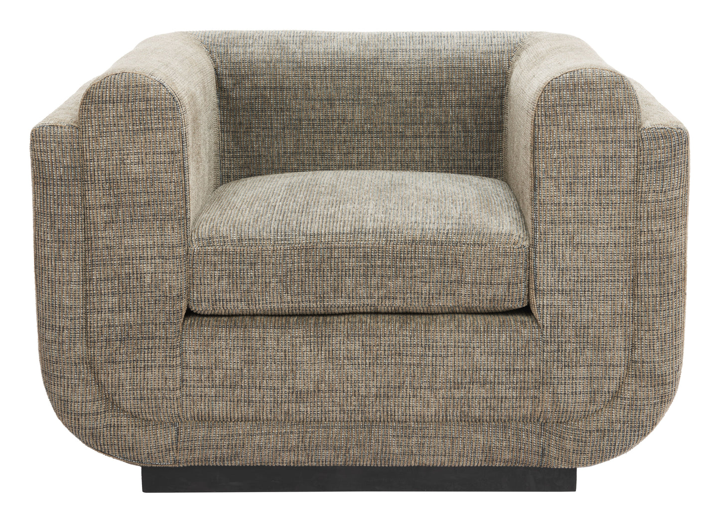 Sereneu Green Tweed Accent Chair - Ornate Home