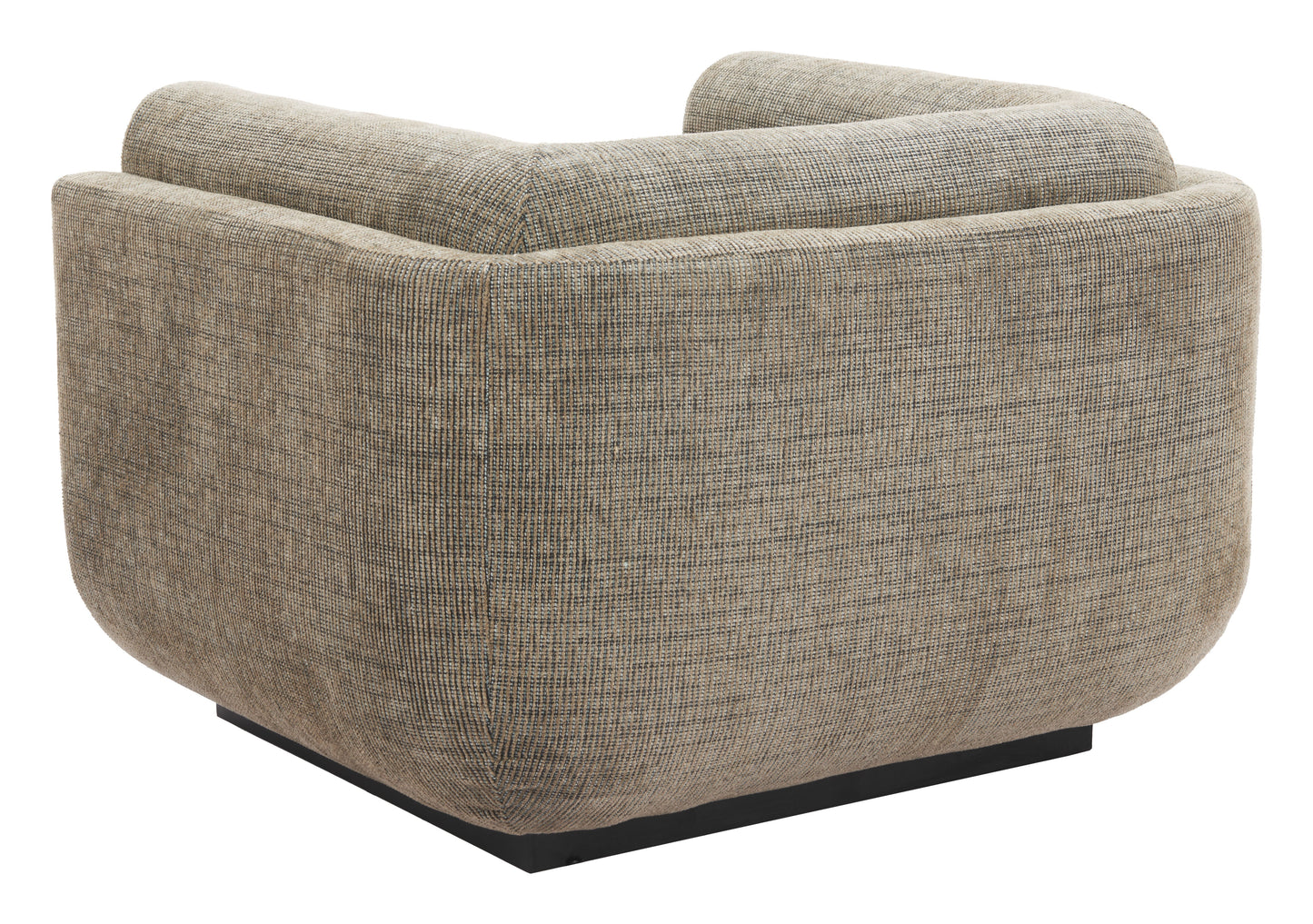 Sereneu Green Tweed Accent Chair - Ornate Home